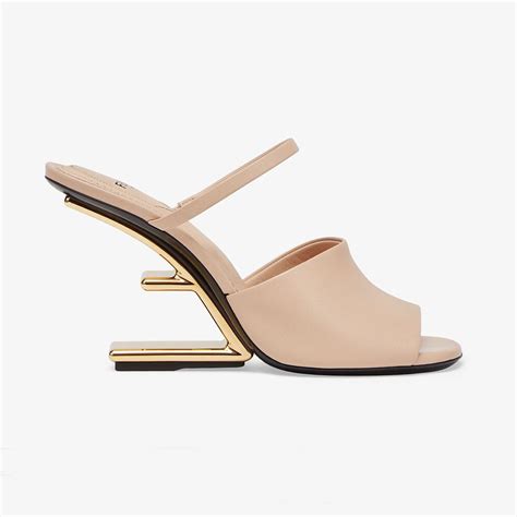 fendi womens loafers|Fendi high heel sandals.